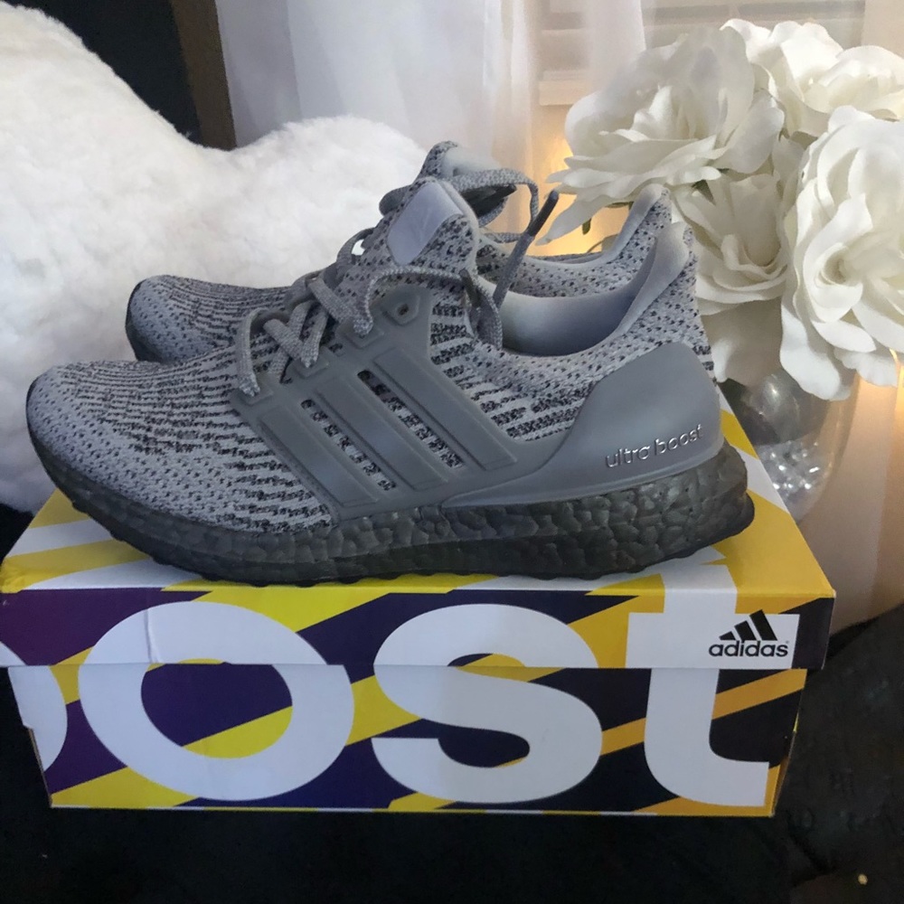 Brand new adidas triple grey‎  ultra boosts